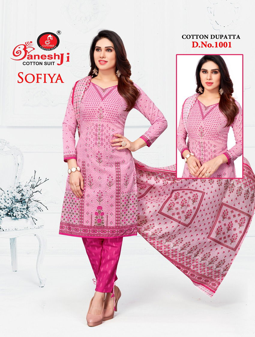 Ganeshji Sofia 1 Cotton Printed Casual Wear Designer Latest Dress Material